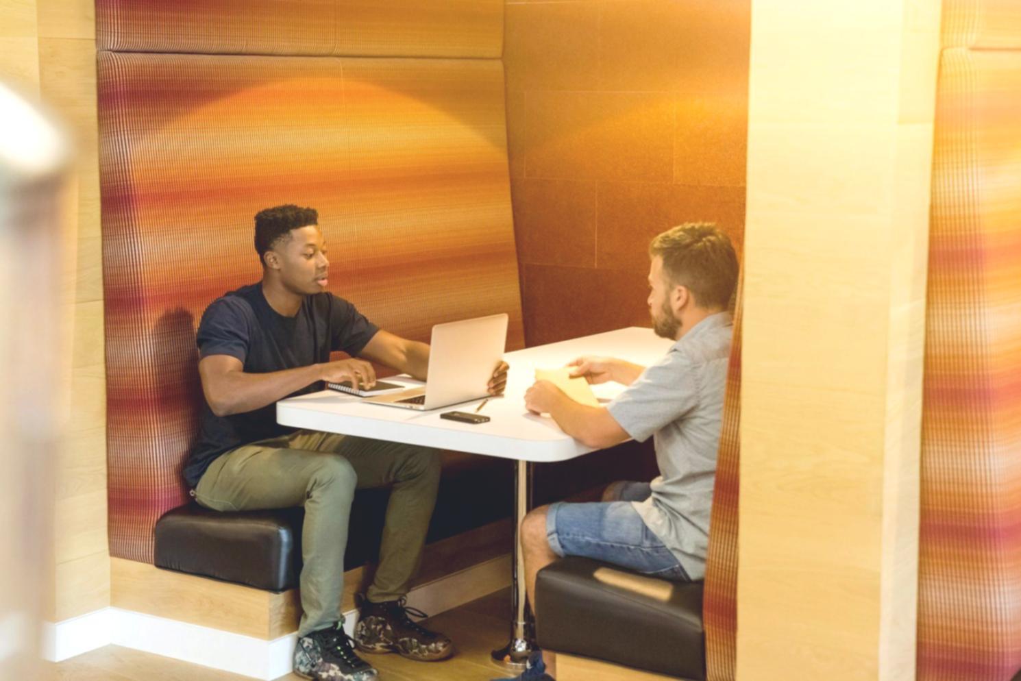 Interactive workshop environment with small group financial negotiation training